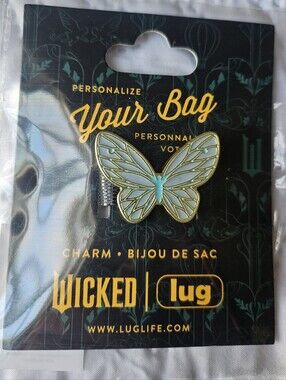NWT Lug Wicked Collectible Butterfly Blue Charm - Sold Out Everywhere, VHTF